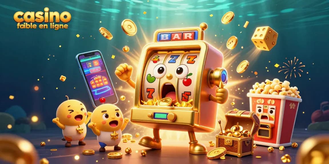 Jackpot éblouissant sur un casino fiable en ligne avec machines à sous et éléments de casino animés.