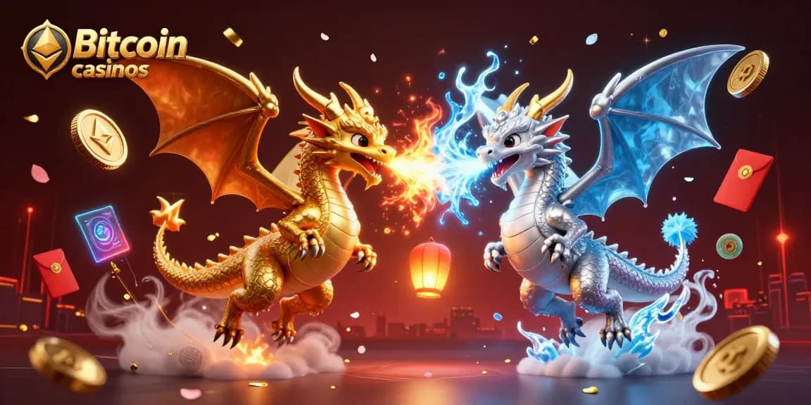Gagnez aux Bitcoin casinos grâce à des dragons en vol et des éléments de jeu animés.