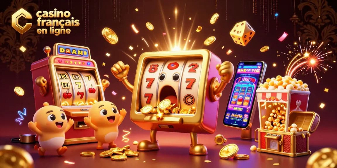 Jouez au casino français en ligne avec des machines à sous et des gains explosifs de pièces d'or.