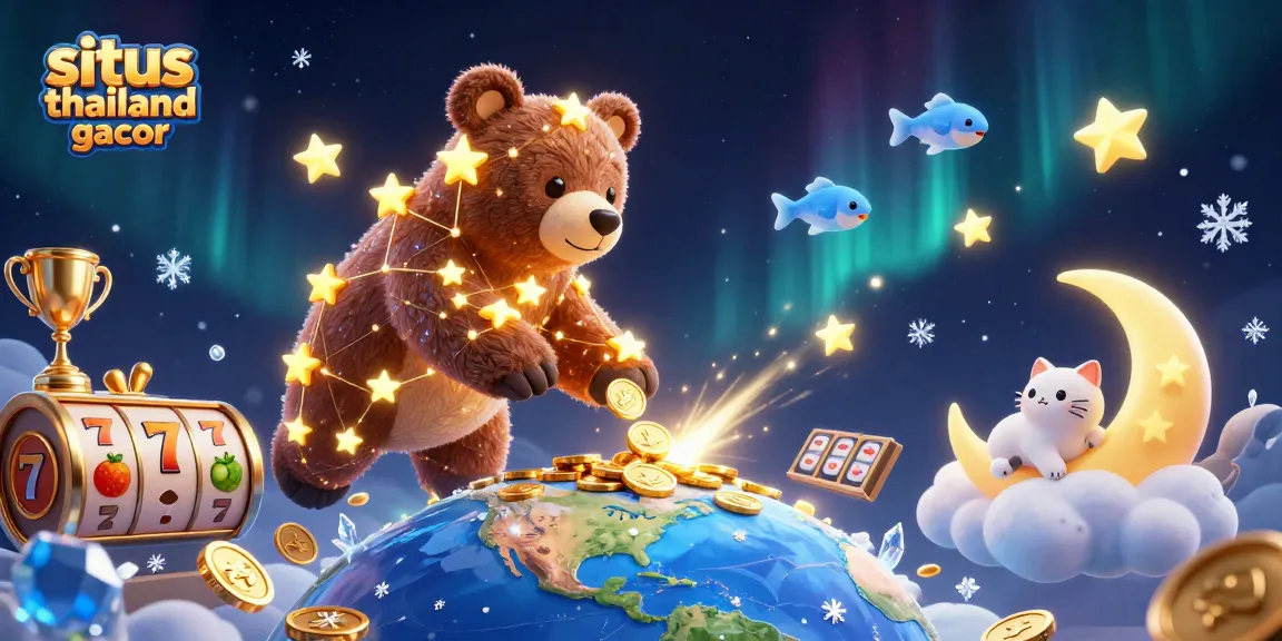 Engage in thrilling action at situs thailand gacor with a vibrant cosmic gaming scene featuring lucky symbols.