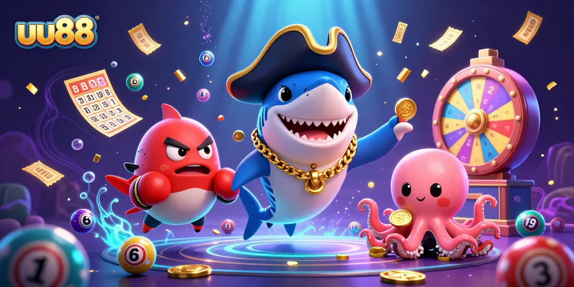Experience thrilling wins at uu88 with dynamic lottery games featuring colorful balls and cheerful characters.