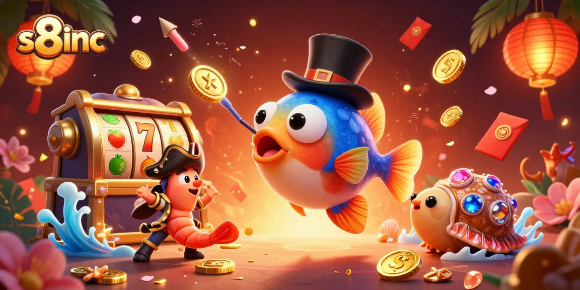 Explore exciting gameplay at s8inc with vibrant slot reels and charming characters!