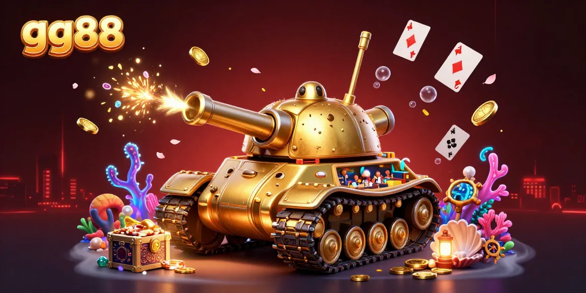 Engage with the thrilling casino experience at gg88, featuring a vibrant beetle tank and miniature casino.