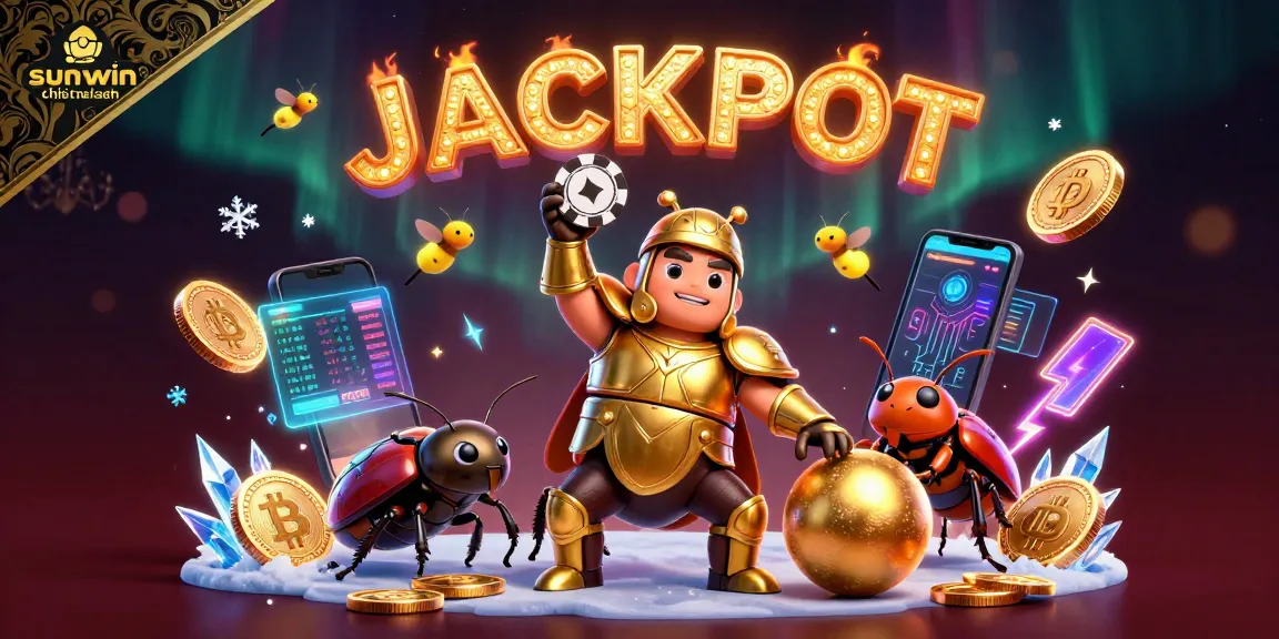 Win big with sunwin chính hãng while enjoying dynamic slots and casino action surrounded by vibrant gaming elements.