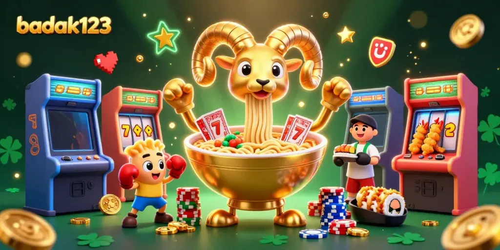 Permainan menarik dengan badak123 sebagai bakmi raksasa bertema kasino