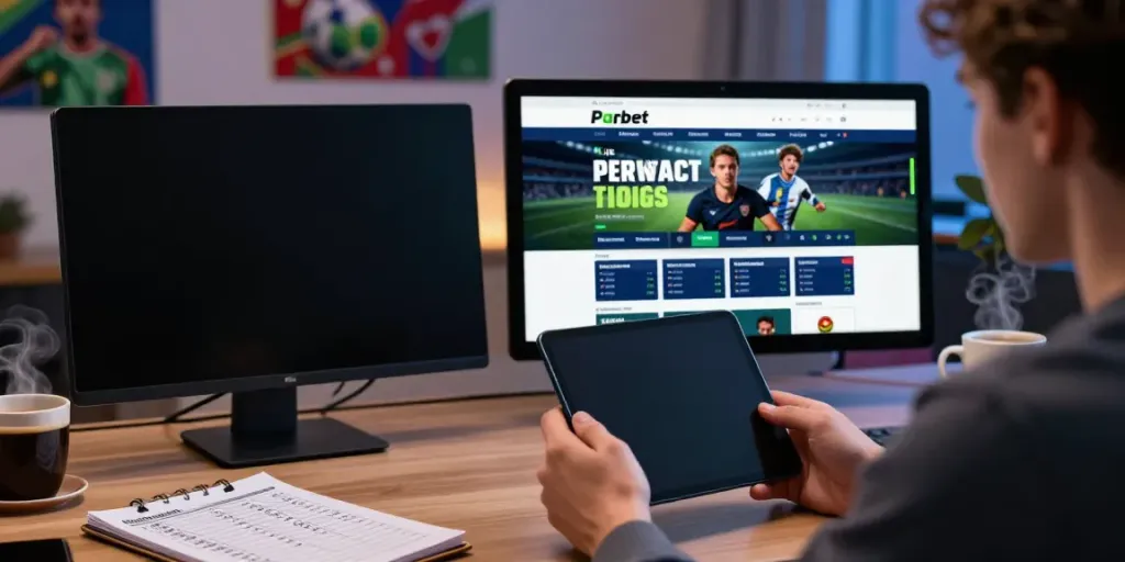 Parsbet sitesinde canlı bahis yaparken kullanıcı heyecanı