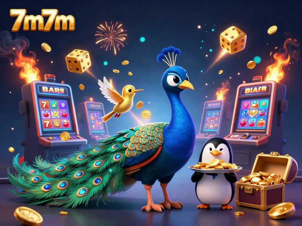 Engage with thrilling 7m7m casino dynamics featuring an aristocratic peacock and a lucky butler penguin.