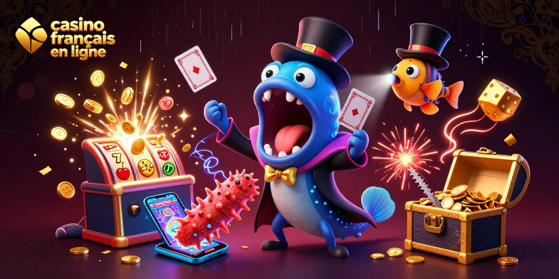 Jouez avec des créatures marines au casino français en ligne, ambiance magique et jackpot éclatant.