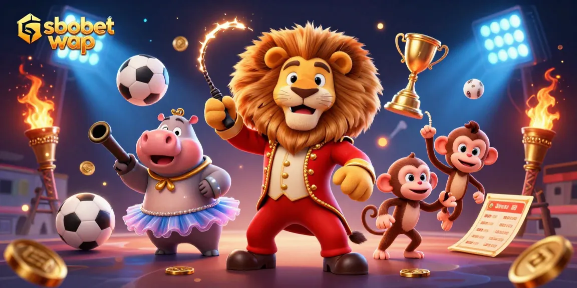 Engage with sbobet wap as you place bets amidst thrilling casino characters and dynamic sports elements.