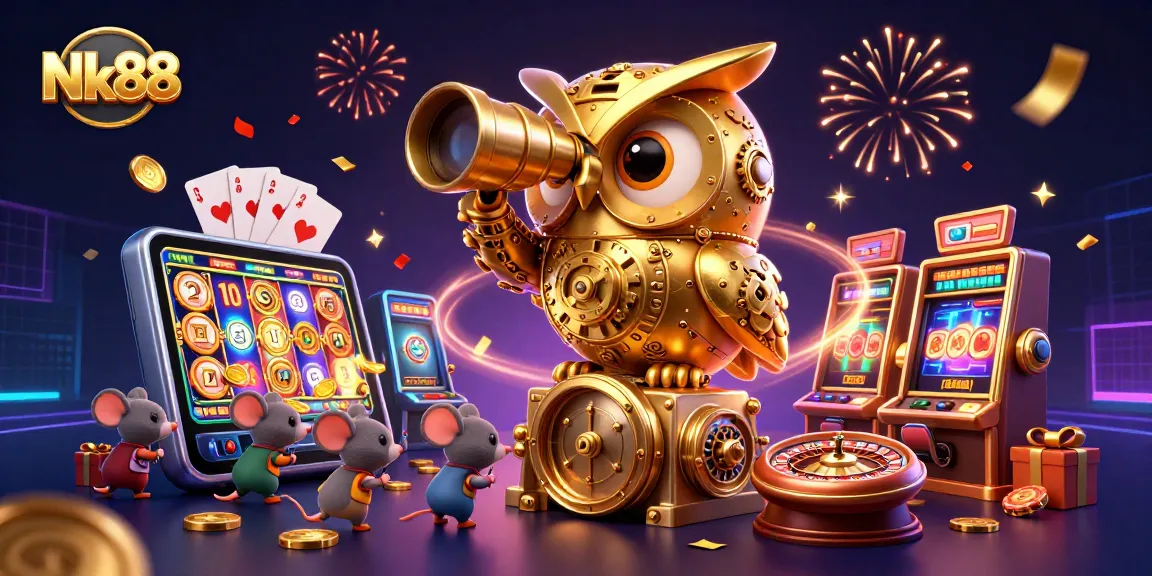 Experience thrilling gameplay at Nk88 with vibrant 3D characters and casino action.