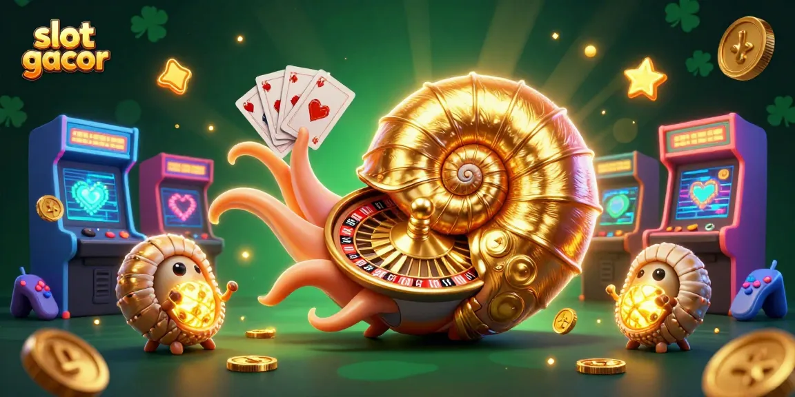Experience the thrill of slot gacor with vibrant 3D casino elements and characters.