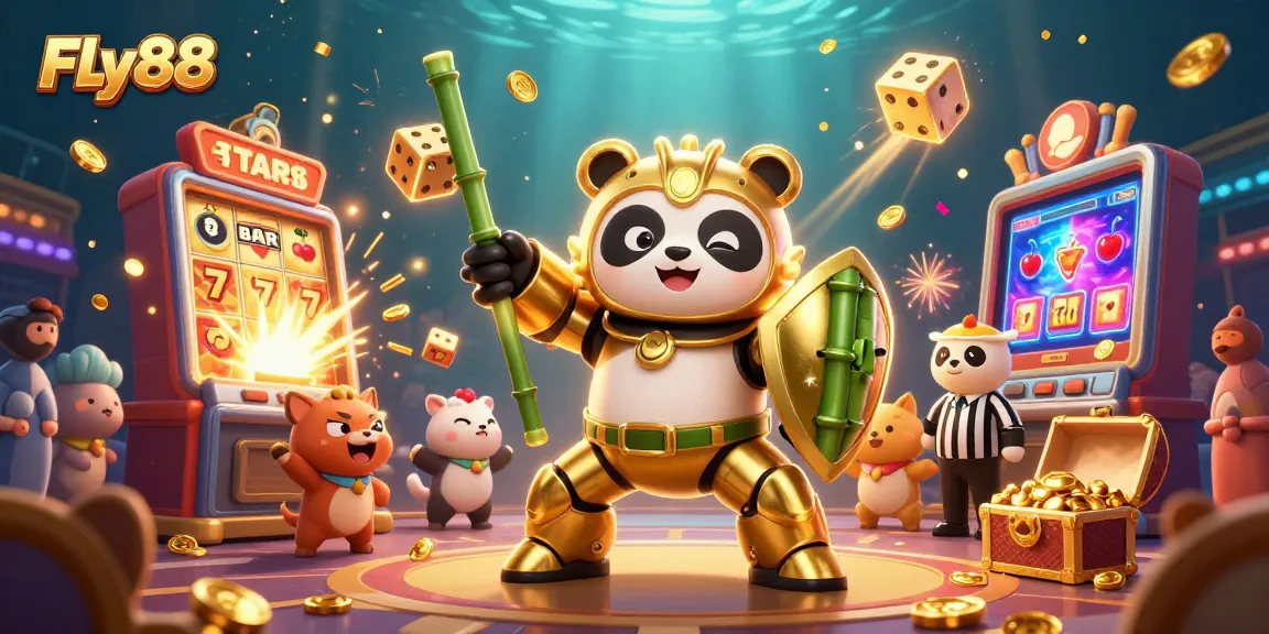 Engage with FLy88's thrilling casino adventure featuring animated characters and explosive jackpots!
