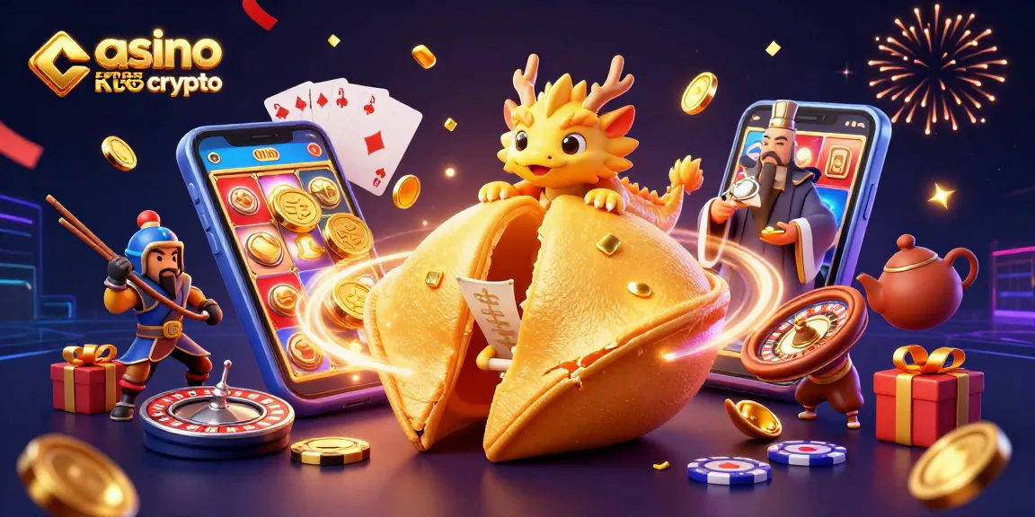 Profitez de l'excitation du casino sans KYC crypto avec une scène dynamique incluant des éléments de jeux.